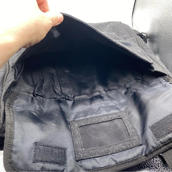 Kenneth Cole Reaction Wool Shoulder Bag Classic Soft Purse Satchel Multi Pockets - Picture 5 of 11